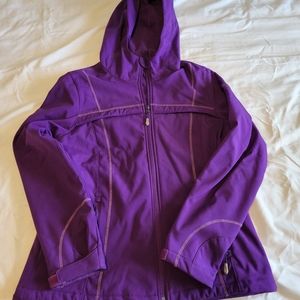 32°Weatherproof Hooded Softshell Purple Jacket Size M